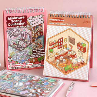 Sakerplus® 3D Isometric DIY Sticker Book