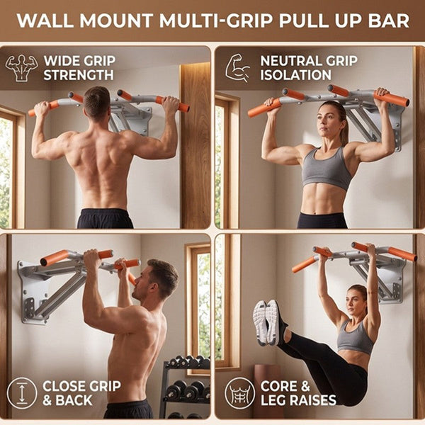 Sakerplus® Foldable Wall Mounted Pull Up Bar