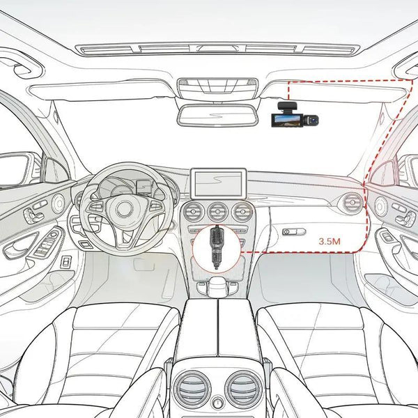 SAKER® Front & Rear Dashcam