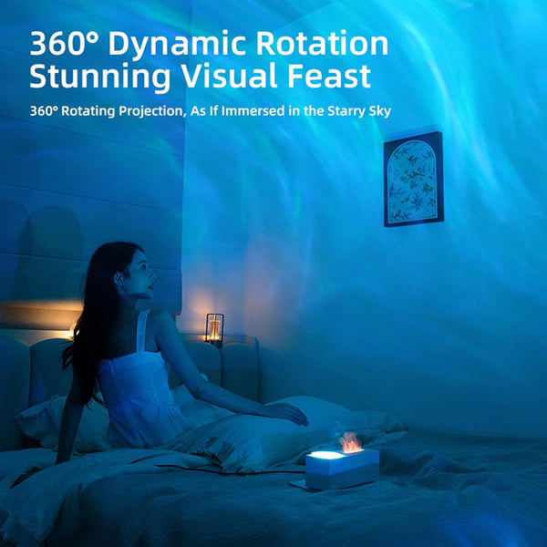 Sakerplus® Flame Aroma Diffuser With Projection