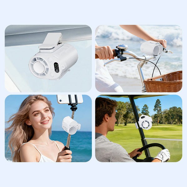 Sakerplus® Portable Ice Cooling Waist Fan