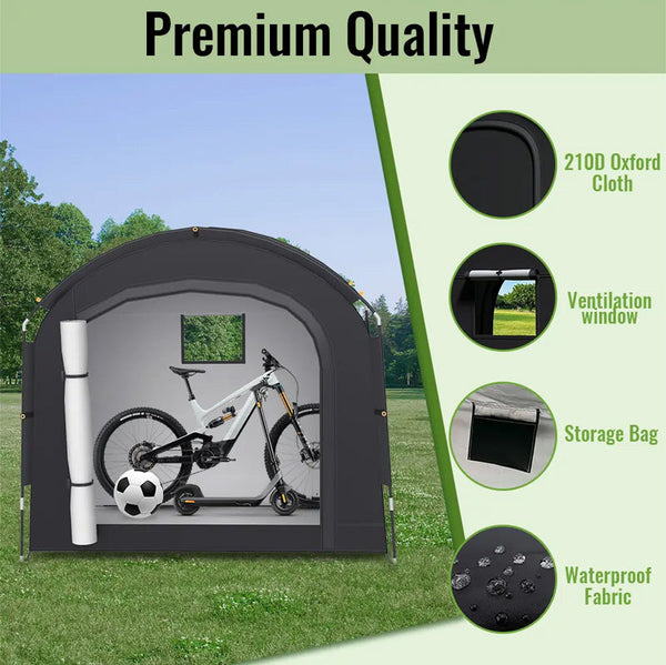 Sakerplus® Portable Waterproof Outdoor Storage Shelter
