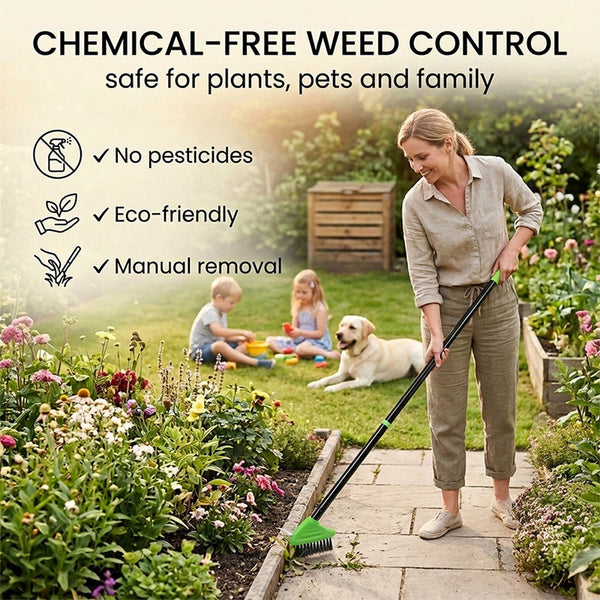 Sakerplus® 3-in-1 Versatile Weed Brush Combo Set