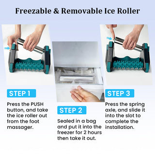 Sakerplus Foot Ice Roller Massager Tool