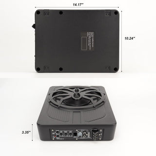 Sakerplus® Slim Powered Car Subwoofer Audio Speaker