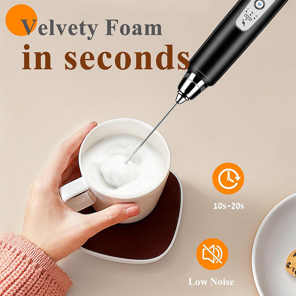 Sakerplus Rechargeable Electric Milk Frother