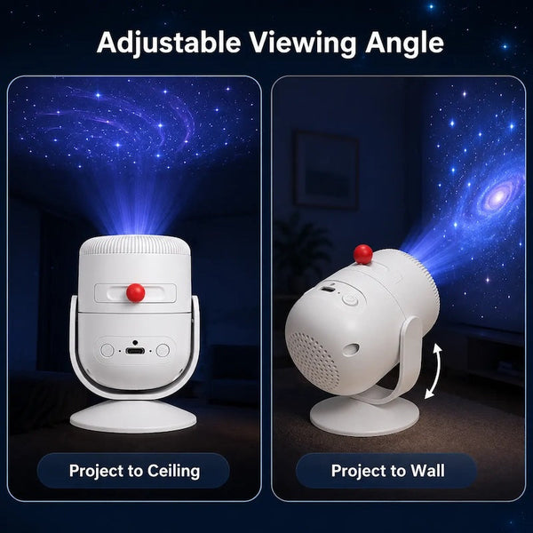 Sakerplus® Rotating Galaxy Projector With Adjustable Focus