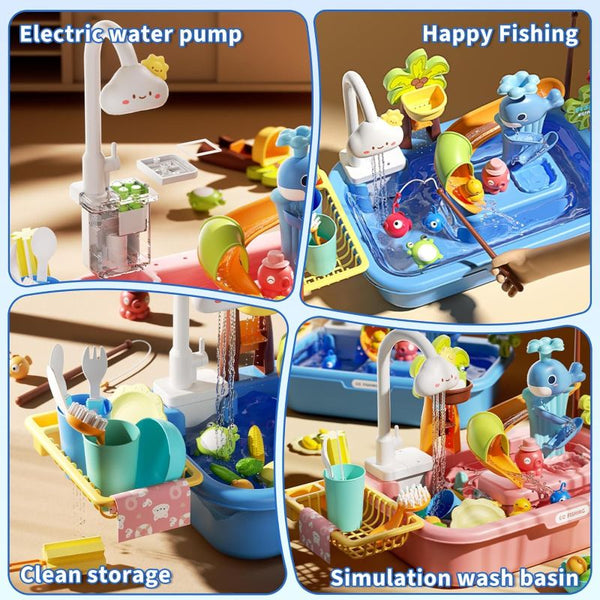 Sakerplus® Play Sink With Running Water