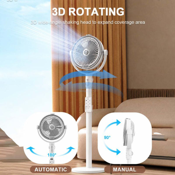 Sakerplus® Smart Misting Floor Fan With Remote