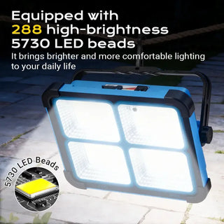 Sakerplus® Solar Rechargeable LED Work Light