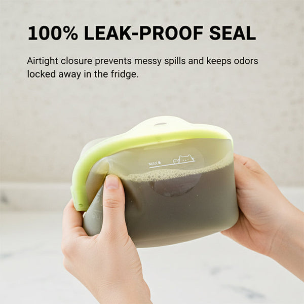 Sakerplus® Stand Up Silicone Food Storage Bag