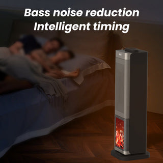 Sakerplus® Oscillating Electric Fireplace Tower Heater