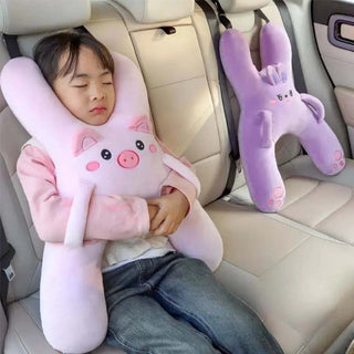 Sakerplus® Kids Plush Car Seat Pillow