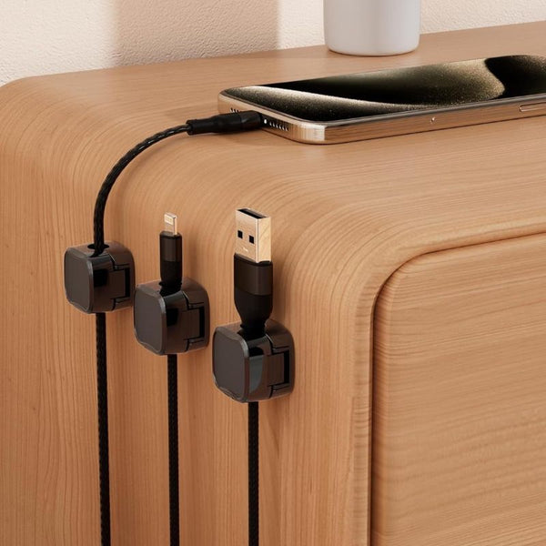 Sakerplus® Magnetic Cable Clips Desk Organizer