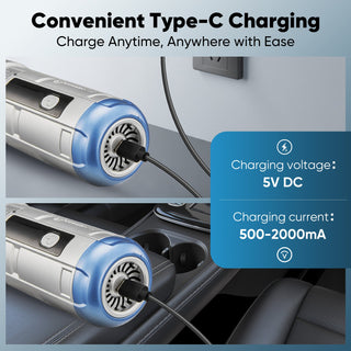 Sakerplus Slim Cordless Handheld Car Vacuum