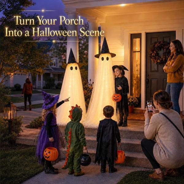Sakerplus® Spooky Outdoor Halloween Ghost Lights