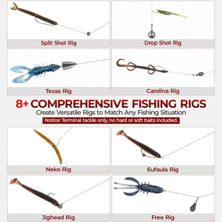 Sakerplus® Fishing Gear Accessories Kit Set