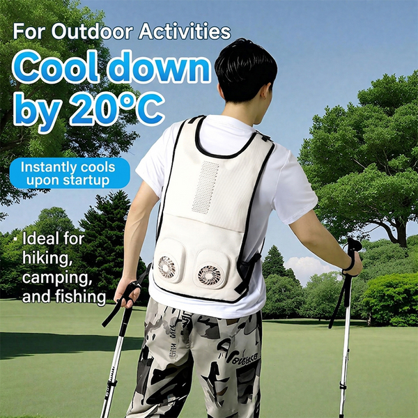 Sakerplus®  Portable Cooling Vest With Fans