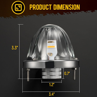 Sakerplus® Glass Watermelon Lights with Green LEDs