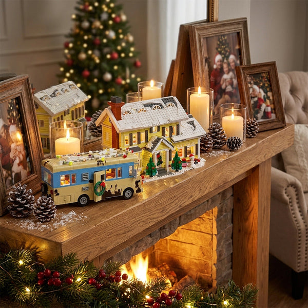 Sakerplus® Christmas Village House RV Building Set
