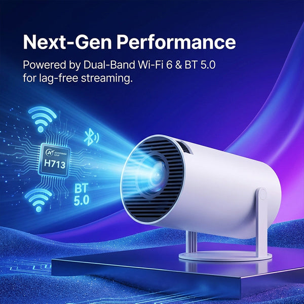 Sakerplus® Portable Smart Mini Home Theater Projector
