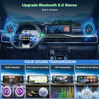 Sakerplus® 360° Rotating Wireless Carplay Display