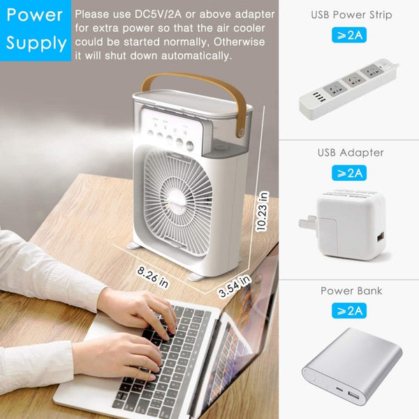 Sakerplus® Portable Mini Evaporative Air Cooler
