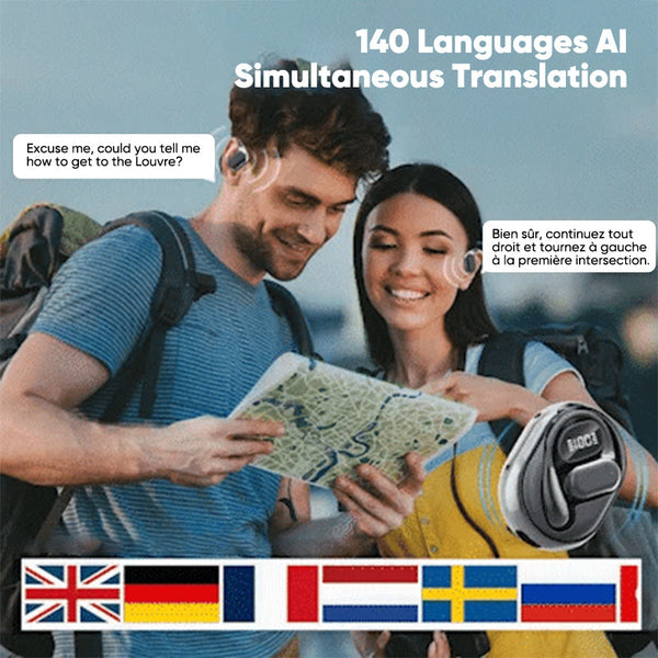 Sakerplus® Real Time Translation Earbuds Wireless