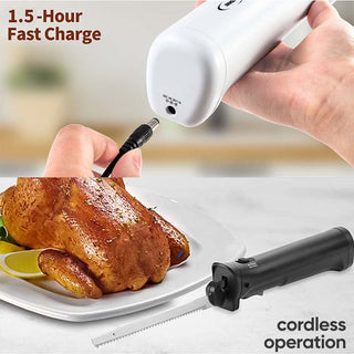 SAKER® Cordless Rechargeable Easy-Slice Electric Knife
