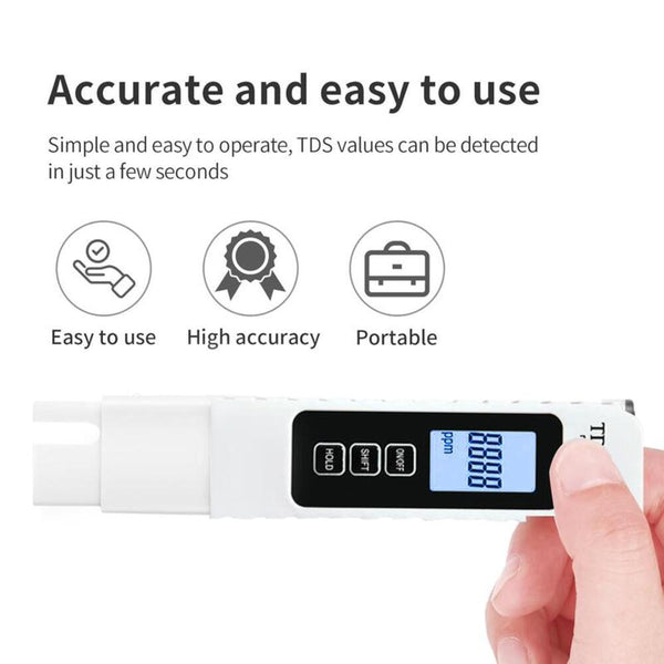Sakerplus® Digital TDS EC Water Tester