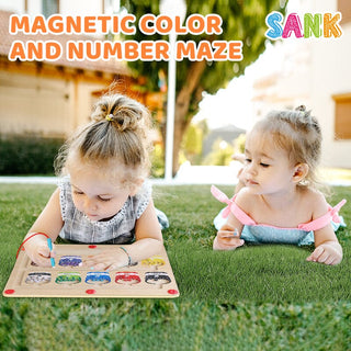 Sank Magnetic Color and Number Maze