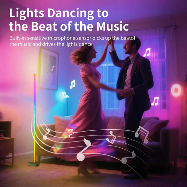 Sakerplus® RGB Music Sync Corner Floor Lamp