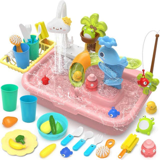 Sakerplus® Play Sink With Running Water