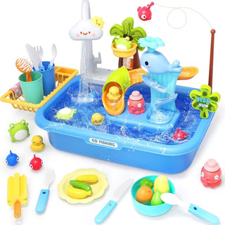 Sakerplus® Play Sink With Running Water