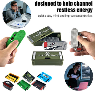 Sakerplus® Magnetic Fingerboard Fidget Slider Toy