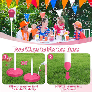 Sakerplus® Adjustable Standing Bubble Machine For Kids