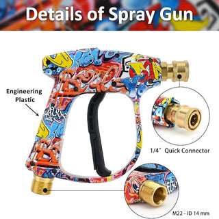 Sakerplus® High Pressure Washer Short Gun Kit