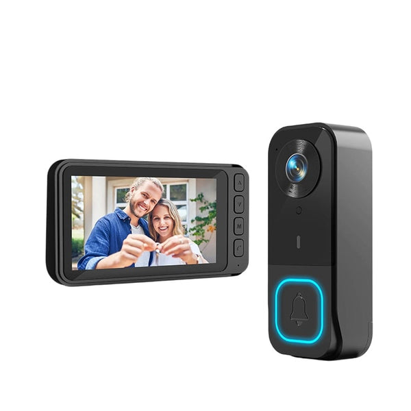 Sakerplus® Wireless Smart Video Doorbell Camera System