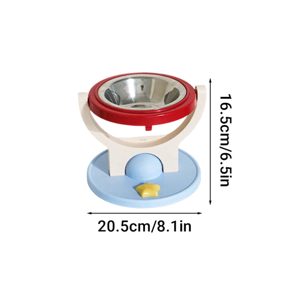 Sakerplus® Adjustable Wall Mounted Cat Bowl Set