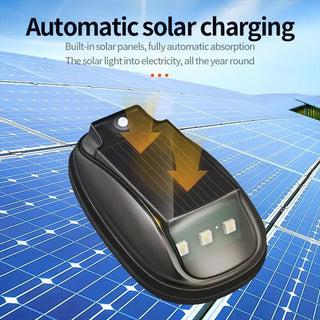Sakerplus® Solar Car Roof RGB Strobe Light
