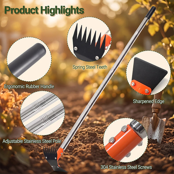Sakerplus® 2-In-1 Garden Hoe And Weed Puller