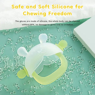 Sakerplus® Teething Mittens for Safe Baby Exploration