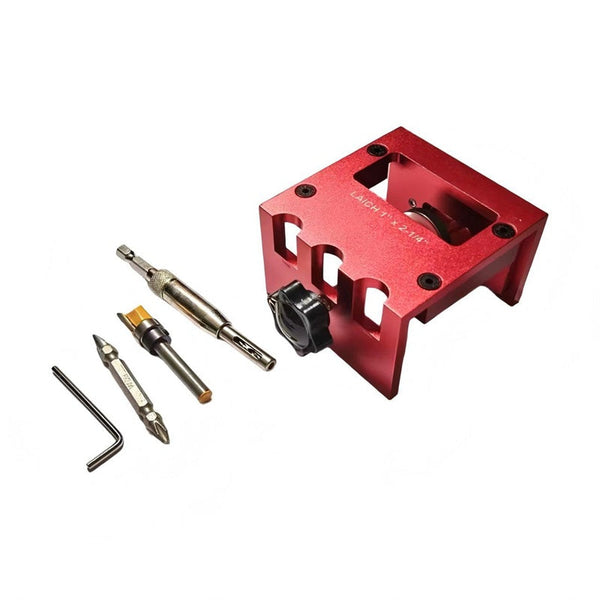 Sakerplus® Precision Door Latch Mortise Template