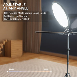 Sakerplus® Ring Light with Stand for Video Calls