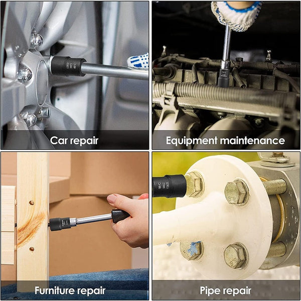 Sakerplus® Damaged Lug Nut Extractor Set