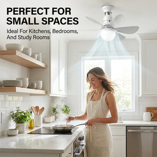 Sakerplus® Modern Low Profile Ceiling Fan Light