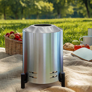 Sakerplus Tabletop Stainless Steel Fire Pit