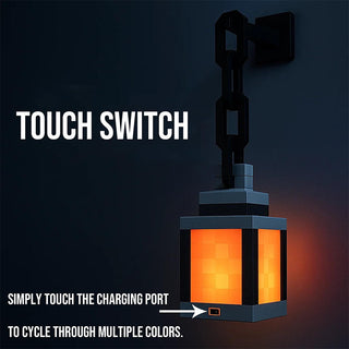 Sakerplus Pixelated Lantern LED Night Light