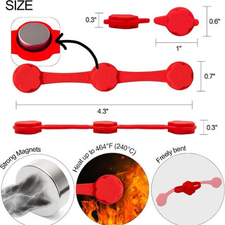 Sakerplus® Air Fryer Magnetic Silicone Buckles