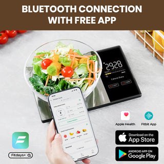 Sakerplus Digital Kitchen Scale with Nutrition Tracking